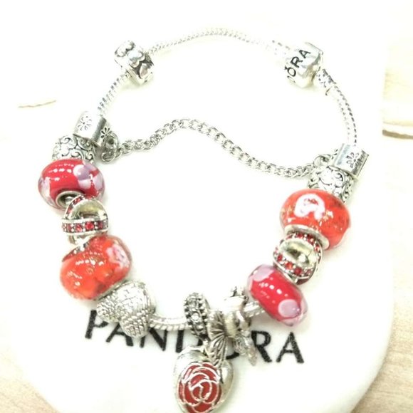 Pandora Bracelet with Pandora Charms - Picture 2 of 6